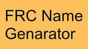 frc names genarator